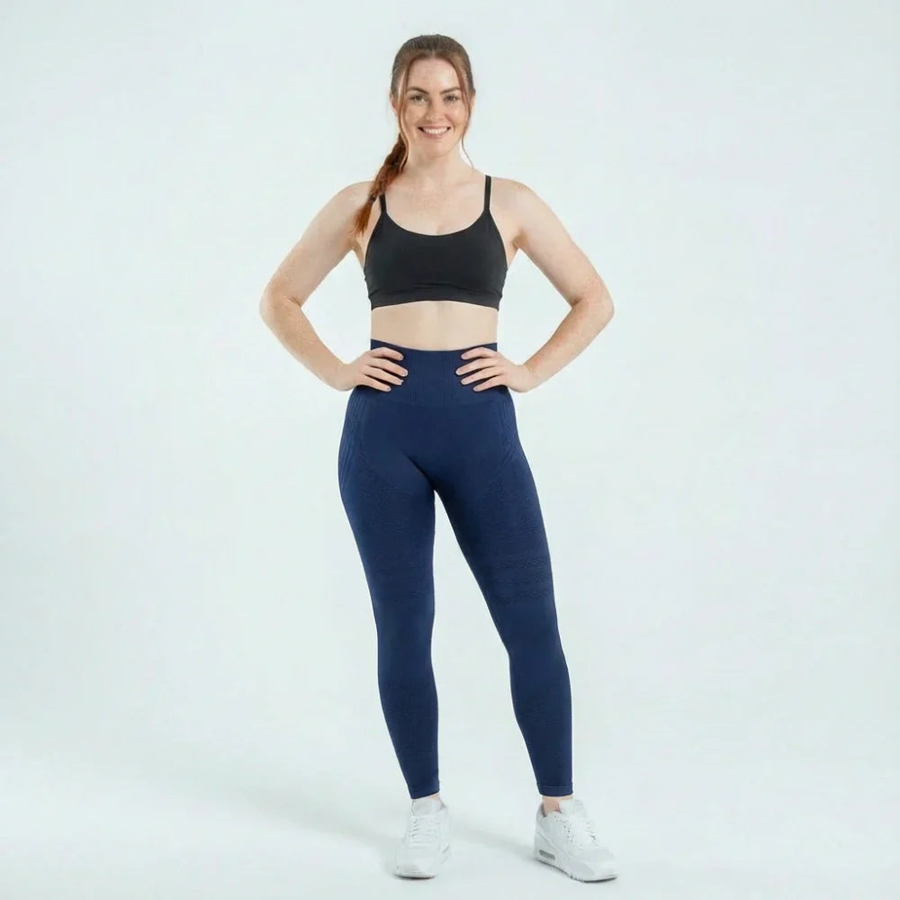 3D Leggings - Navy Blue