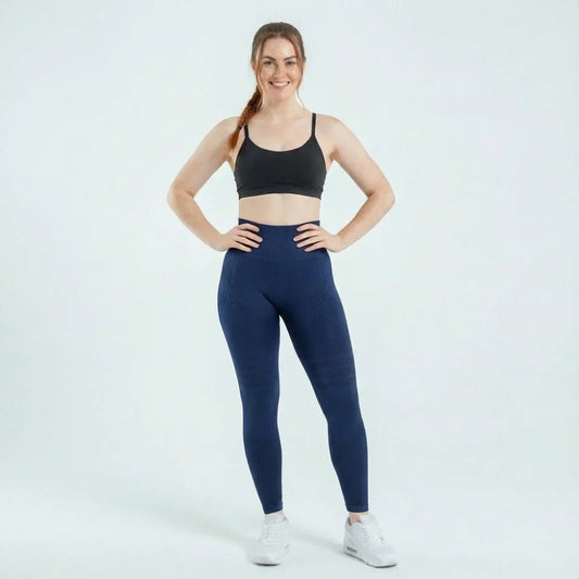 3D Leggings - Navy Blue