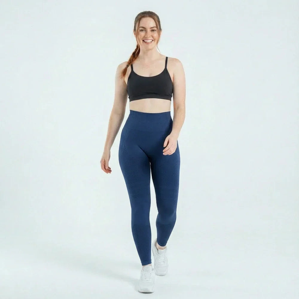 3D Leggings - Navy Blue