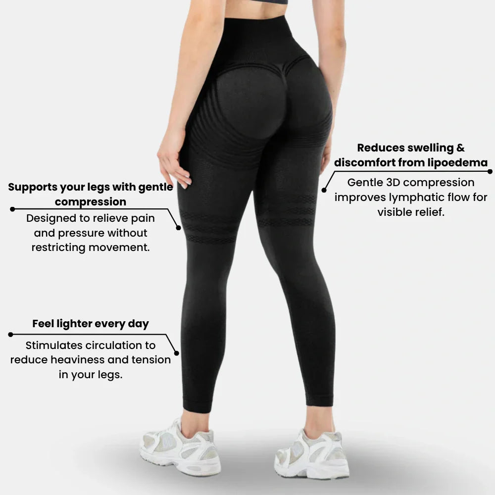 Movvi 3D Kompressionsleggings – Lipoedem Linderung
