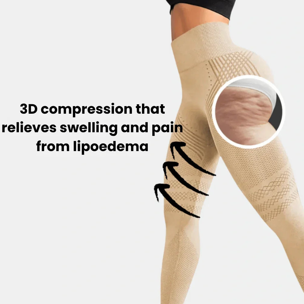 Movvi 3D Kompressionsleggings – Lipoedem Linderung